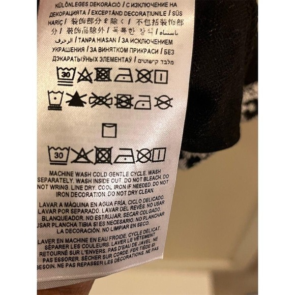 Guess Girls Dress Animal Print Long Sleeve Size 16 Vegan Leather Casual NEW - Picture 8 of 10